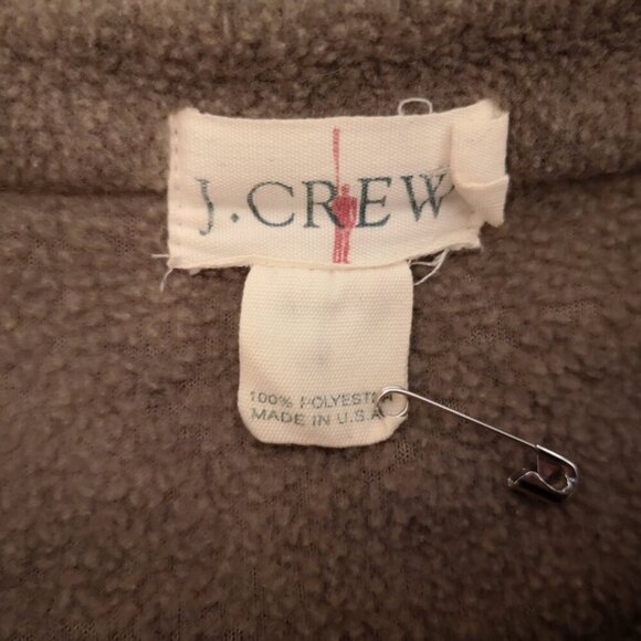 J. Crew Men's Size XL Brown Fleece Straight Fit Pullover - Picture 3 of 8